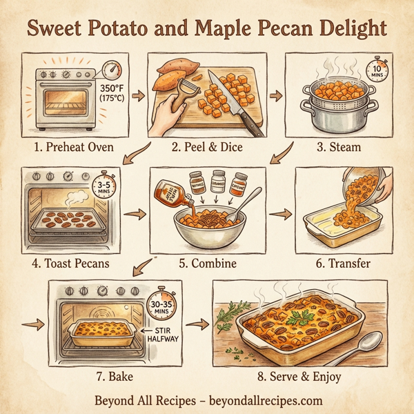 Sweet Potato and Maple Pecan Delight instructions