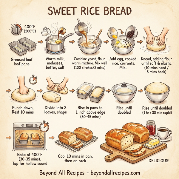 Sweet Rice Bread instructions