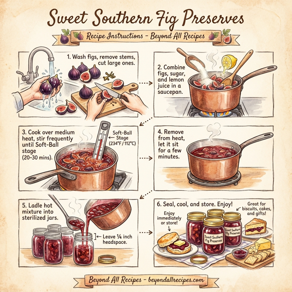 Sweet Southern Fig Preserves instructions