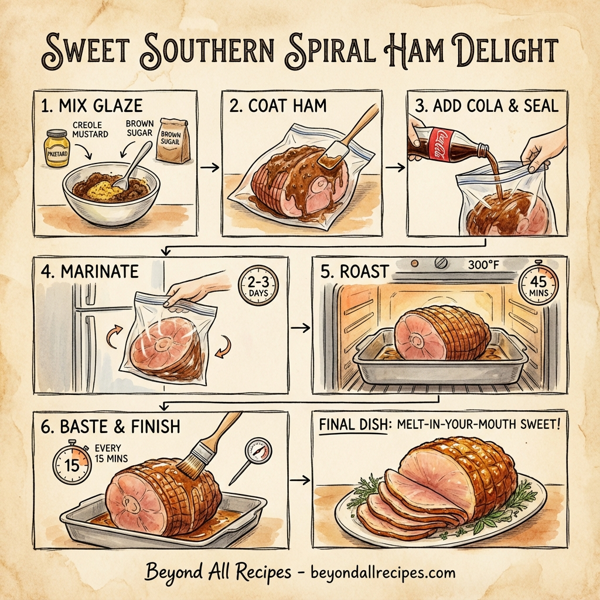 Sweet Southern Spiral Ham Delight instructions