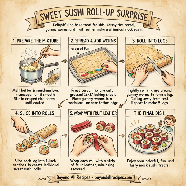 Sweet Sushi Roll-Up Surprise instructions