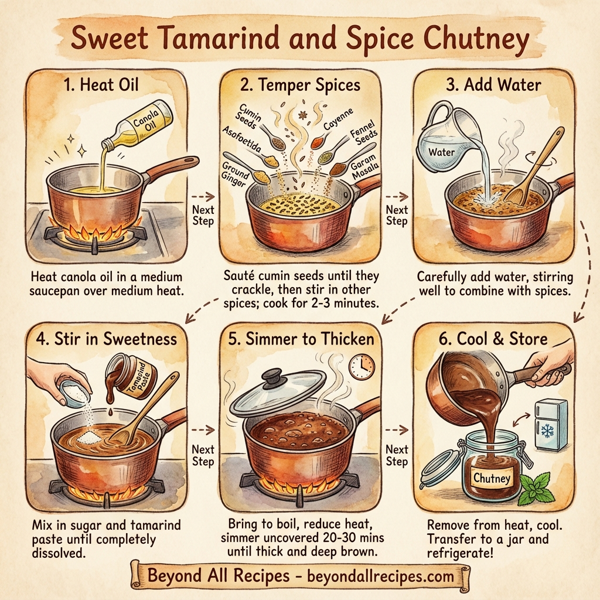 Sweet Tamarind and Spice Chutney instructions
