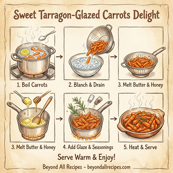 Sweet Tarragon-Glazed Carrots Delight instructions