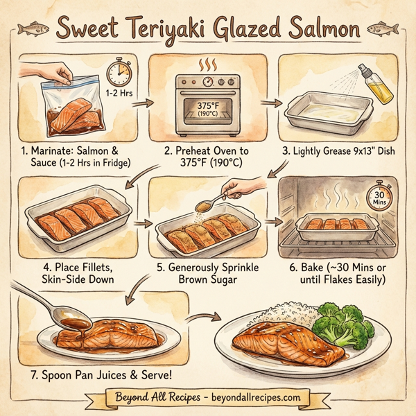 Sweet Teriyaki Glazed Salmon instructions