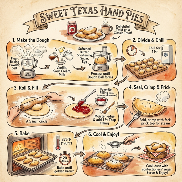 Sweet Texas Hand Pies instructions