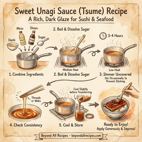 Sweet Unagi Sauce (Tsume) instructions