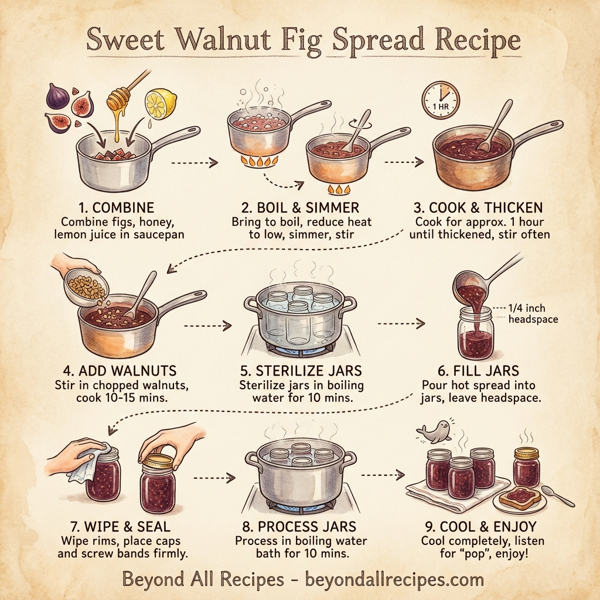 Sweet Walnut Fig Spread instructions
