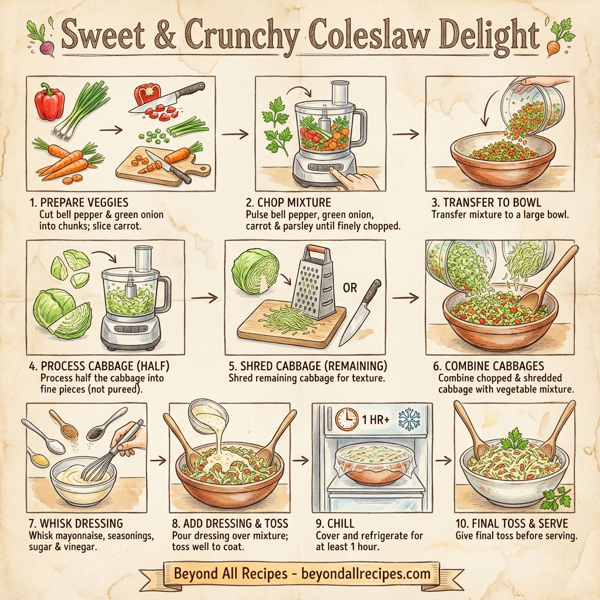 Sweet & Crunchy Coleslaw Delight instructions