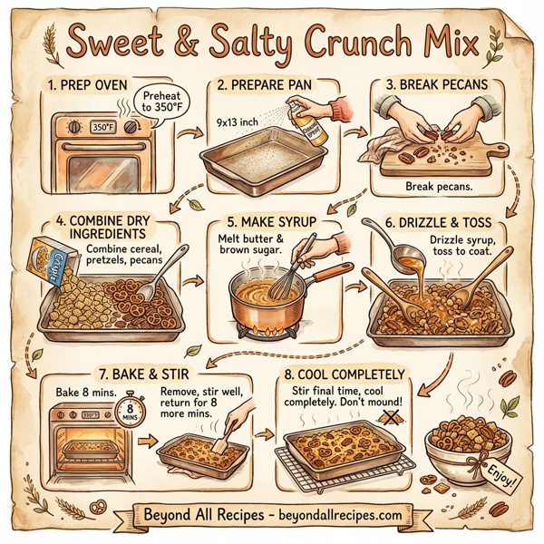 Sweet & Salty Crunch Mix instructions
