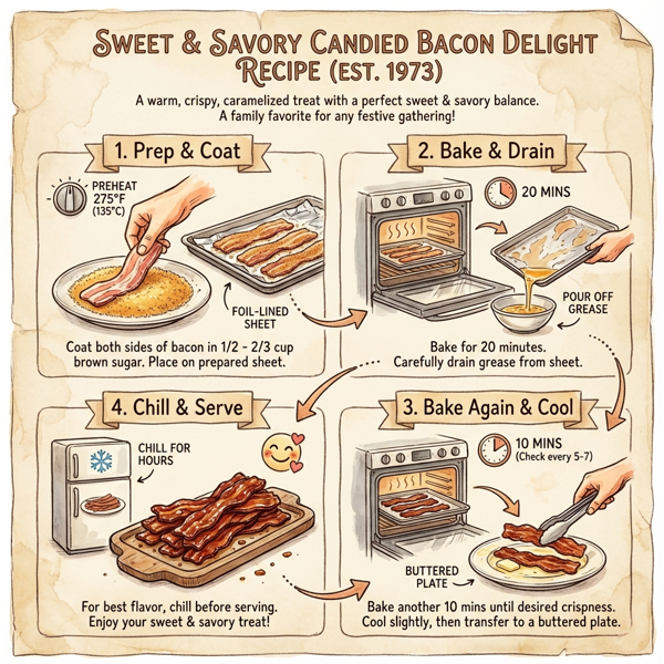 Sweet & Savory Candied Bacon Delight instructions