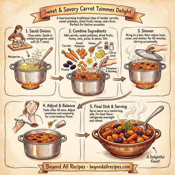 Sweet & Savory Carrot Tzimmes Delight instructions