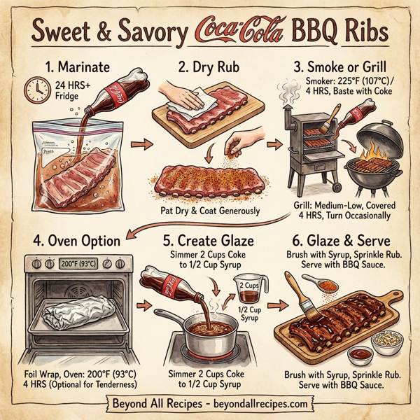 Sweet & Savory Coca-Cola BBQ Ribs instructions