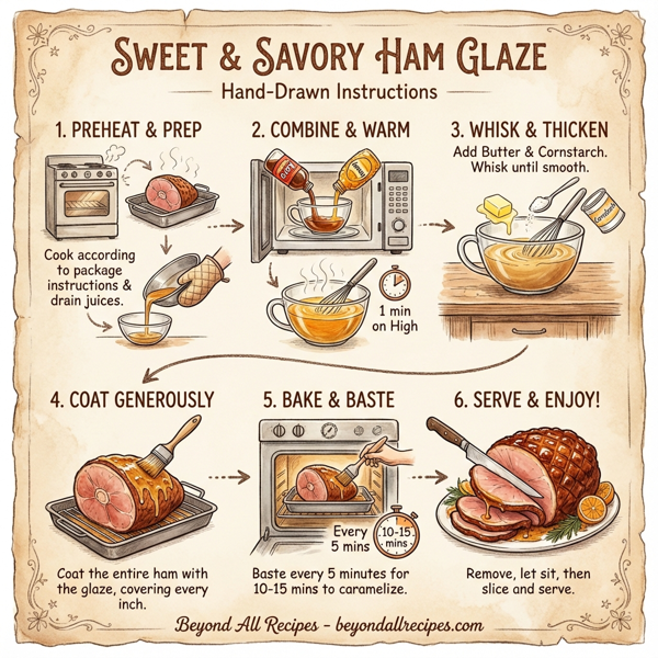 Sweet & Savory Ham Glaze instructions