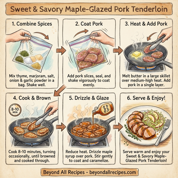 Sweet & Savory Maple-Glazed Pork Tenderloin instructions