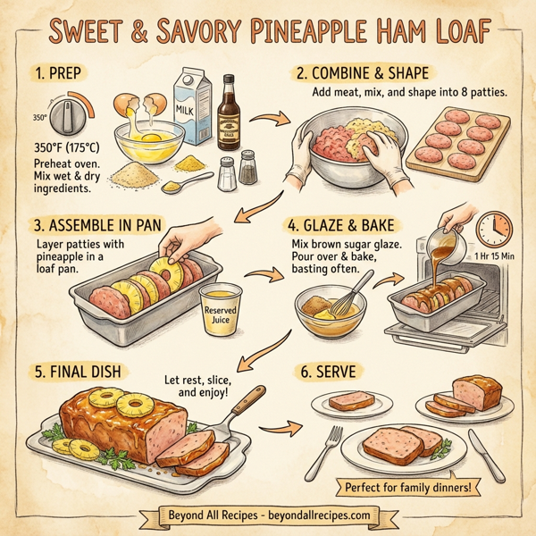 Sweet & Savory Pineapple Ham Loaf instructions