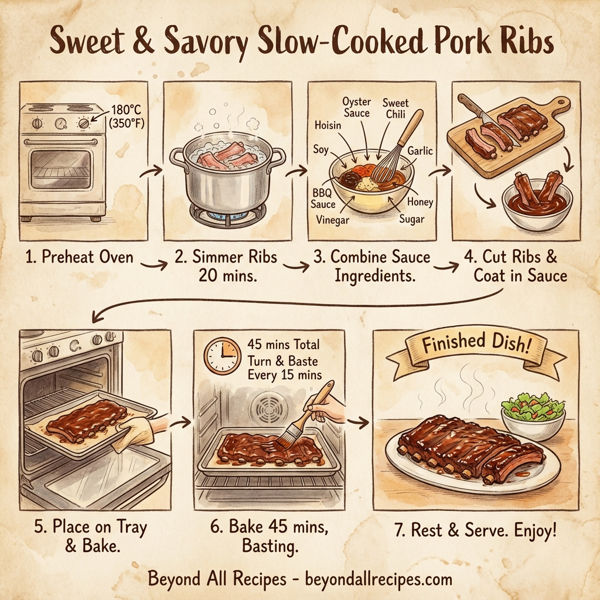 Sweet & Savory Slow-Cooked Pork Ribs instructions