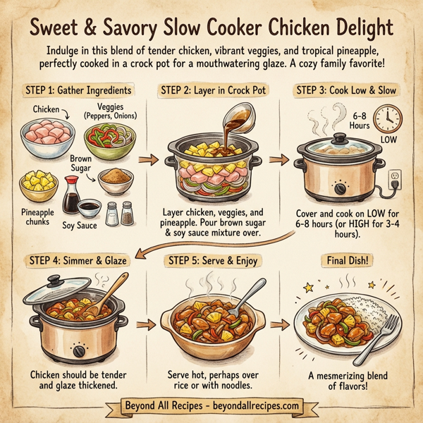 Sweet & Savory Slow Cooker Chicken Delight instructions