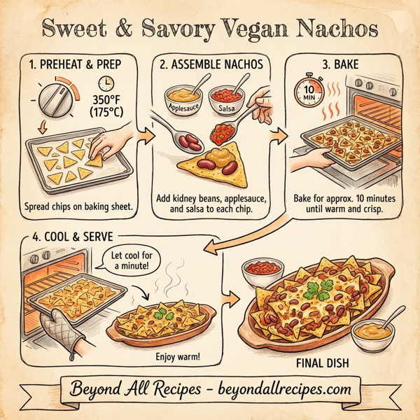 Sweet & Savory Vegan Nachos instructions