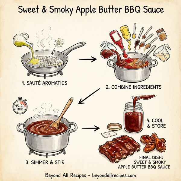 Sweet & Smoky Apple Butter BBQ Sauce instructions