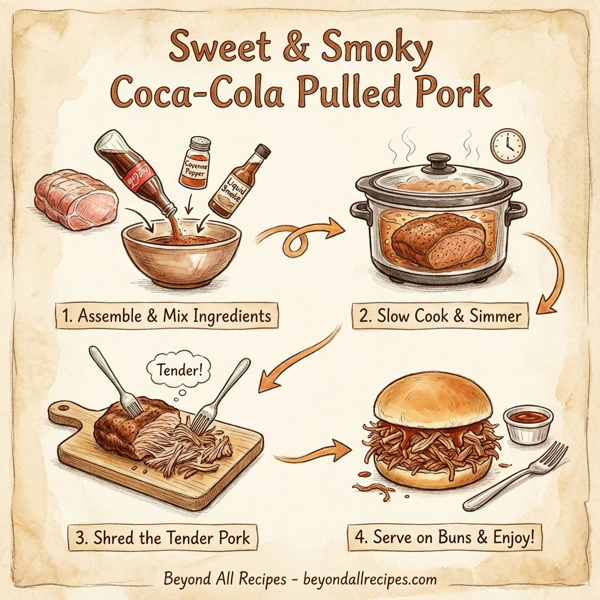 Sweet & Smoky Coca-Cola Pulled Pork instructions