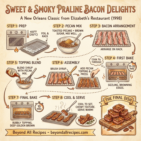 Sweet & Smoky Praline Bacon Delights instructions