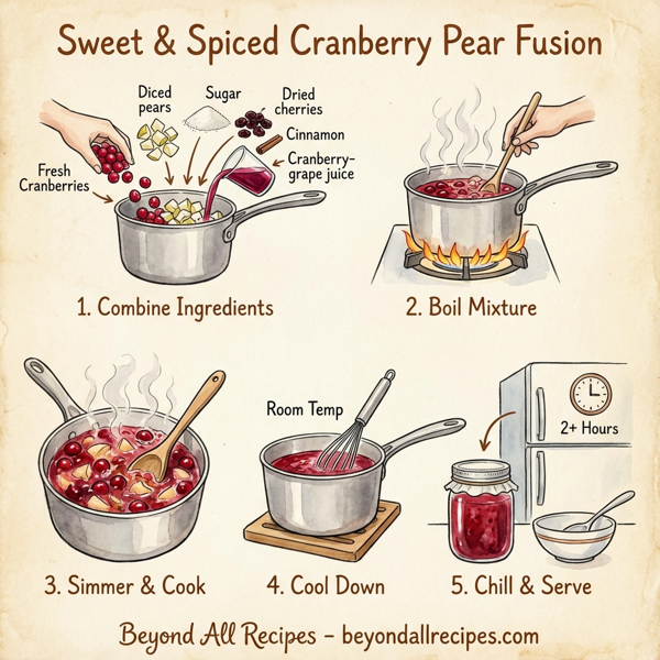 Sweet & Spiced Cranberry Pear Fusion instructions