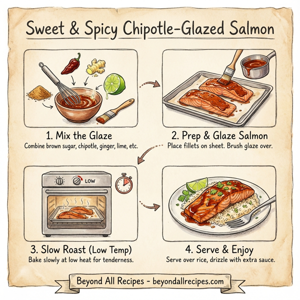 Sweet & Spicy Chipotle-Glazed Salmon instructions