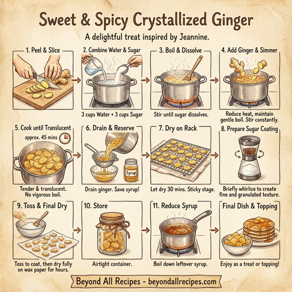Sweet & Spicy Crystallized Ginger instructions