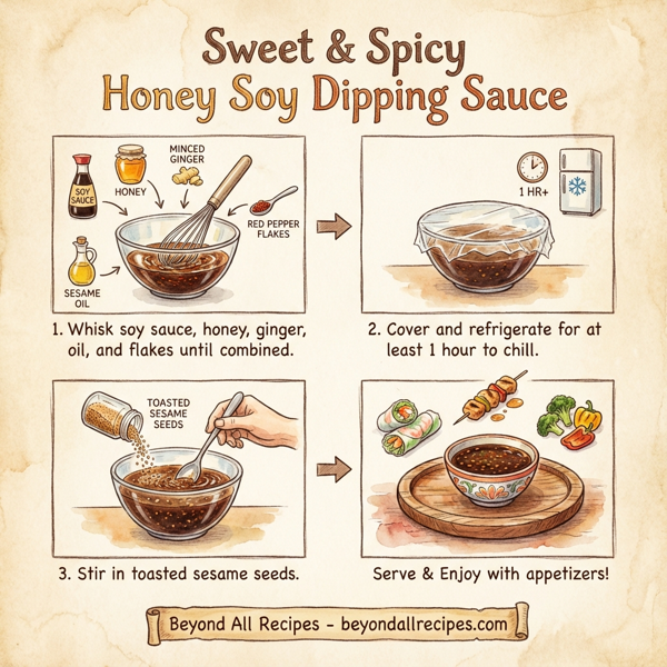 Sweet & Spicy Honey Soy Dipping Sauce instructions