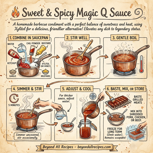 Sweet & Spicy Magic Q Sauce instructions