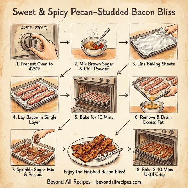 Sweet & Spicy Pecan-Studded Bacon Bliss instructions