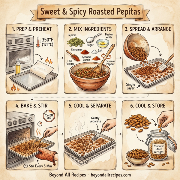 Sweet & Spicy Roasted Pepitas instructions