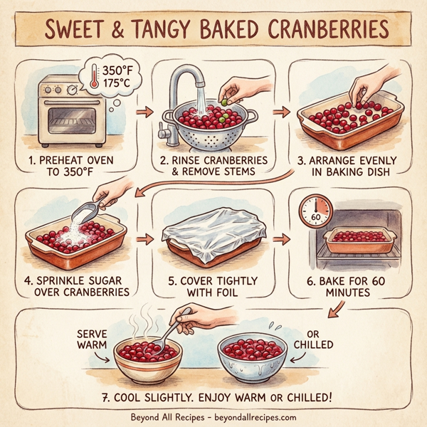 Sweet & Tangy Baked Cranberries instructions