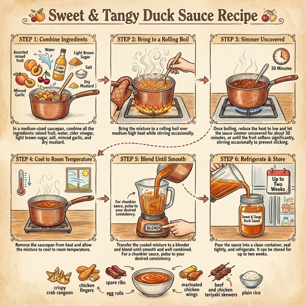 Sweet & Tangy Duck Sauce instructions