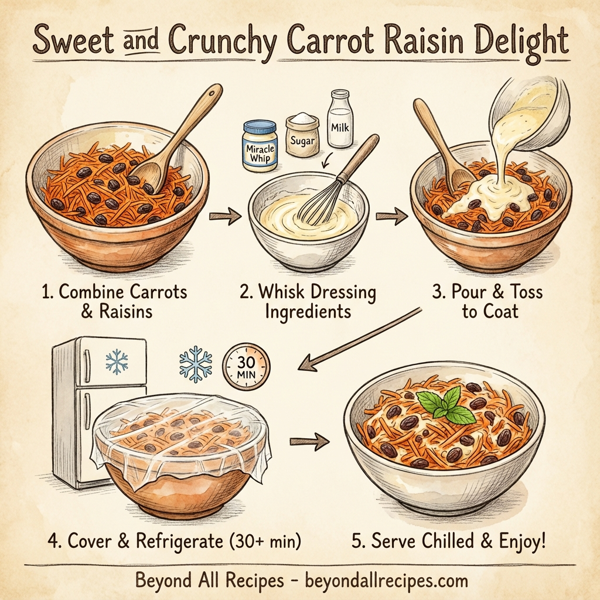 Sweet and Crunchy Carrot Raisin Delight instructions