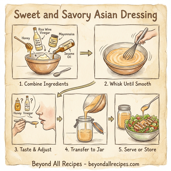 Sweet and Savory Asian Dressing instructions