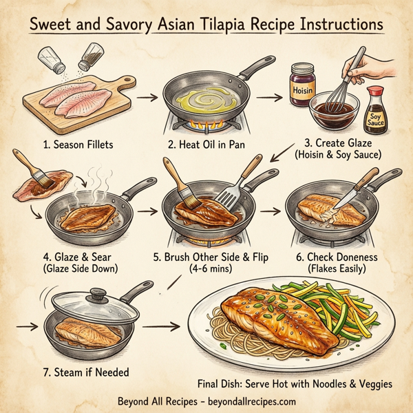Sweet and Savory Asian Tilapia instructions