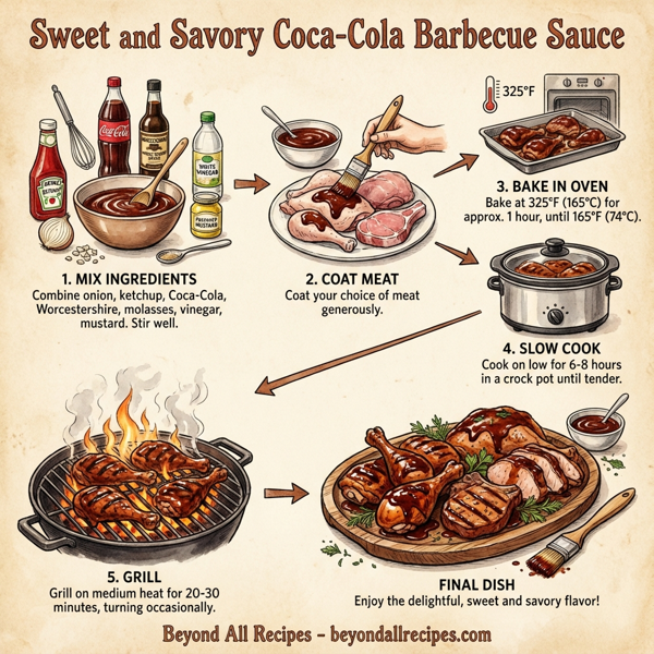 Sweet and Savory Coca-Cola Barbecue Sauce instructions
