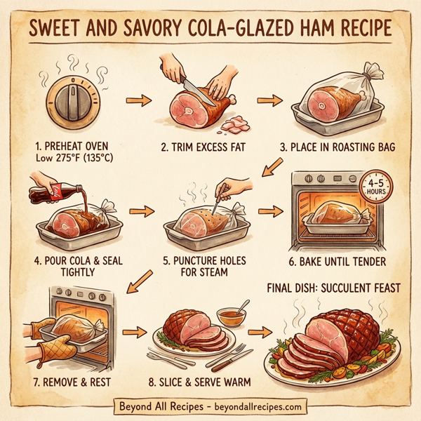 Sweet and Savory Cola-Glazed Ham instructions