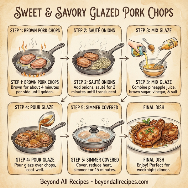Sweet and Savory Glazed Pork Chops instructions