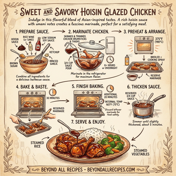 Sweet and Savory Hoisin Glazed Chicken instructions