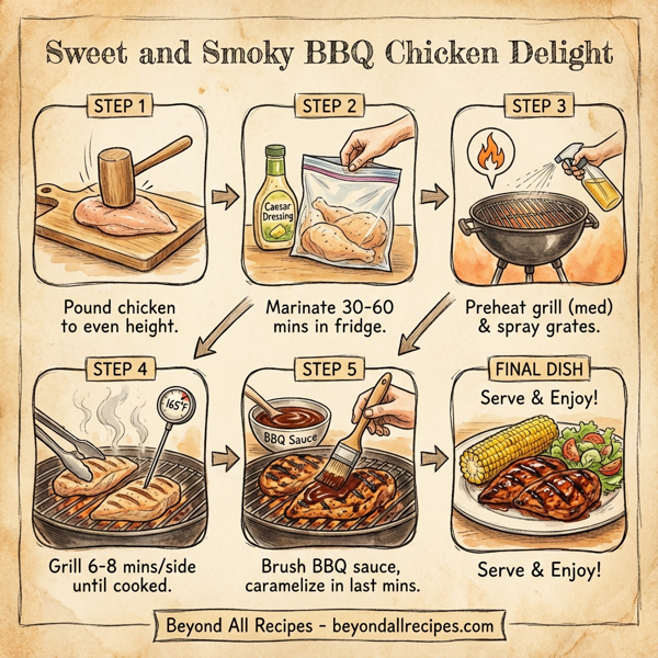 Sweet and Smoky BBQ Chicken Delight instructions