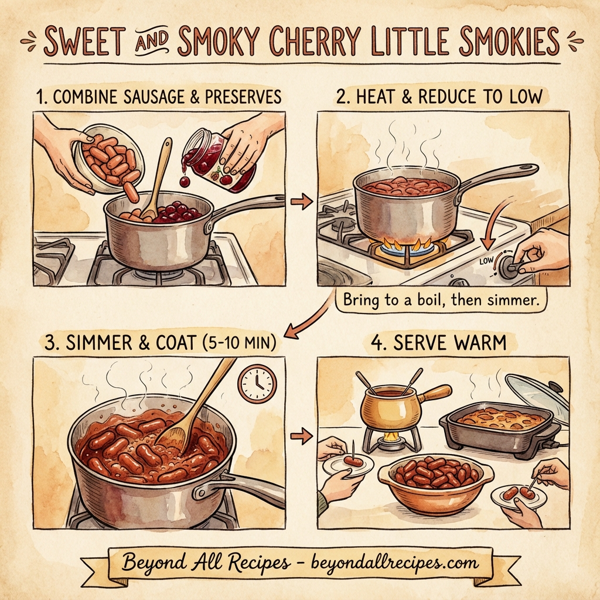 Sweet and Smoky Cherry Little Smokies instructions