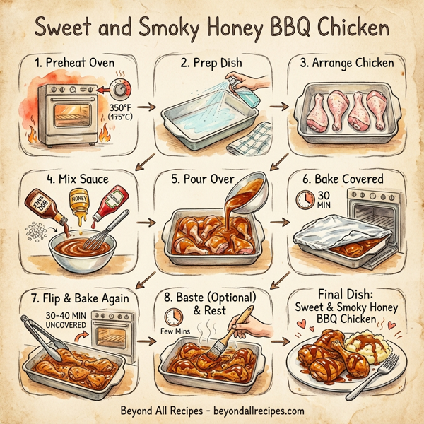 Sweet and Smoky Honey BBQ Chicken instructions