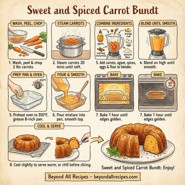 Sweet and Spiced Carrot Bundt instructions