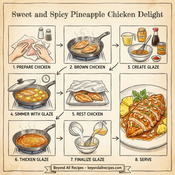 Sweet and Spicy Pineapple Chicken Delight instructions