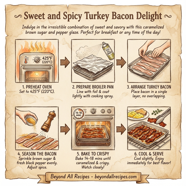 Sweet and Spicy Turkey Bacon Delight instructions