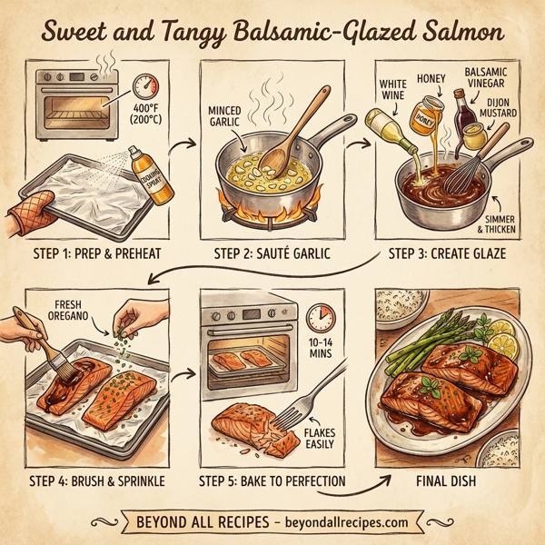 Sweet and Tangy Balsamic-Glazed Salmon instructions
