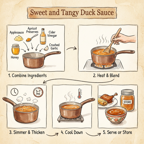 Sweet and Tangy Duck Sauce instructions