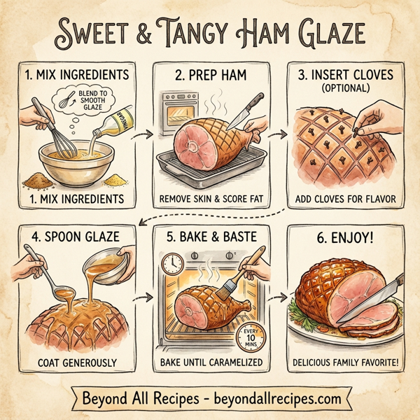 Sweet and Tangy Ham Glaze instructions